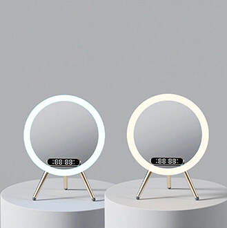 Details of Tabletop Vanity Mirror with Lights Multifunctional Design