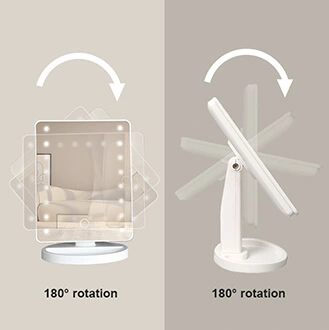 Details of Touch Switch Mirror 180° Flip Design