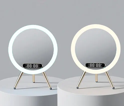 table top vanity mirror with lights