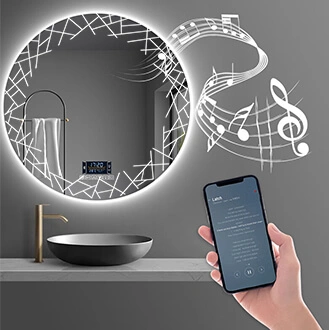 Details of LED Frameless Bathroom Mirror Bluetooth