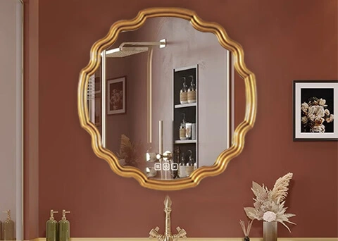 Framed LED Bathroom Mirror