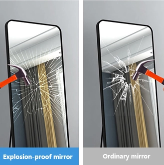 Details of LED Dressing Mirror Explosion-proof Technology