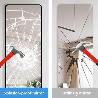 Details of  Wall Mounted Dressing Mirror Explosion-proof technology