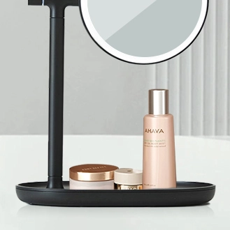 Details of LED Tabletop Mirror Storage