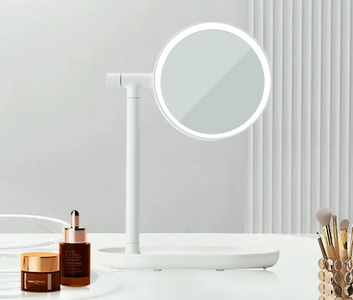 tabletop vanity mirror with lights