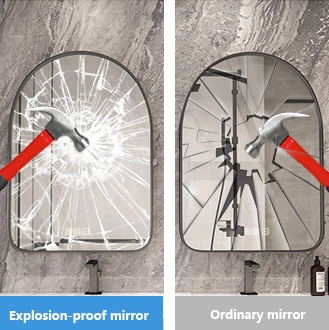 Details of Entrance Way Mirror Explosion-proof Technology