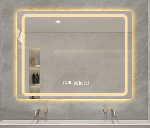 hotel lighted makeup mirror